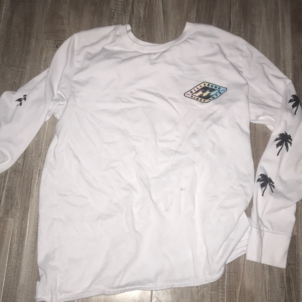 White billabong long sleeve